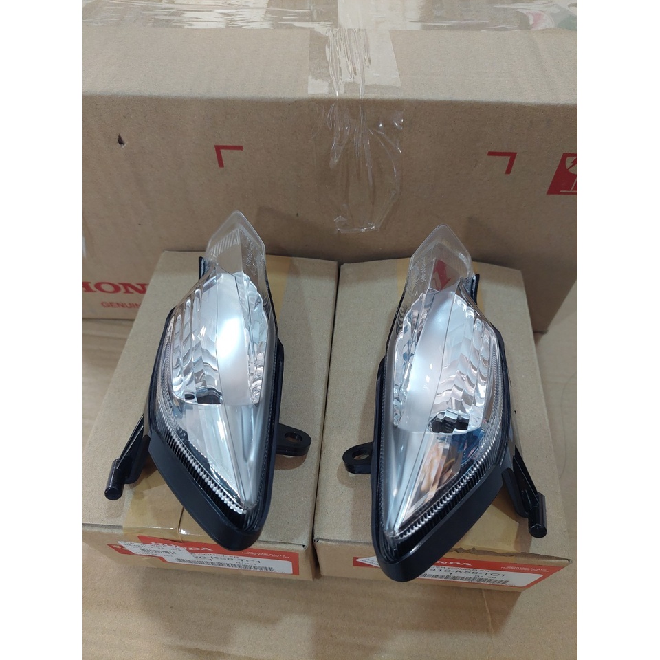 ไฟเลี้ยวหน้า ชุด ข้าง ขวา-ซ้าย WAVE 110-I เวฟ 110 ไอ ปี 2019-2021  #ไม่มีขั้วไฟและหลอดไฟ อะไหล่แท้ 3