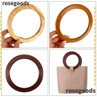 Rosegoods1 ด้ามจับไม้ ถอดออกได้ อุปกรณ์เสริม สําหรับกระเป๋าถือ กระเป๋าเดินทาง DIY