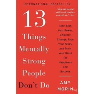 13 Things Mentally Strong People Dont Do by Amy Morin 纸质