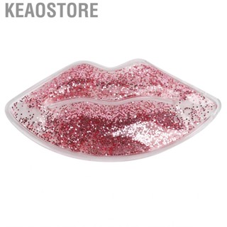 Keaostore Gel Ice Pack LipShaped Reduce Swelling LeakageProof Hot Cold Compress BT0