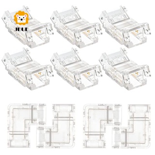 ชุดอะไหล่เชื่อมต่อ 2 Pin 8 มม. 10 ชิ้น สําหรับสายไฟ LED Cob 8 มม.