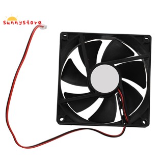 พัดลมระบายความร้อน DC 12V 2Pin ขนาด 90 มม. x 25 มม. สําหรับเคสคอมพิวเตอร์ CPU Cooler