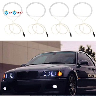 ชุดไฟหน้ารถยนต์ LED CCFL DRL สีขาว สําหรับ BMW E36 E46 E39 E38 4 ชิ้น