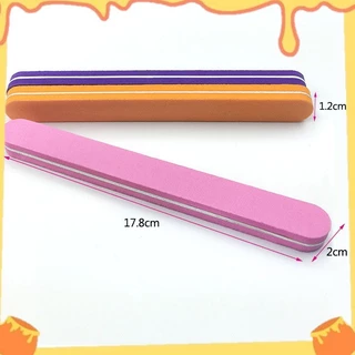 ตะใบ ตะใบเล็บ ชุดตะไบเล็บฟองน้ํา สีสุ่ม