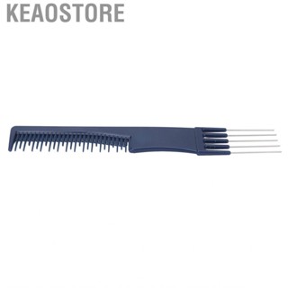 Keaostore Double Head Comb  Hair Salon ABS Alloy Carbon Fiber Fine  for Home