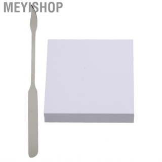 Meyishop Nail Color Mixing Paper Polish Palettes Double Sided 50 Sheets Impermeable  for Home
