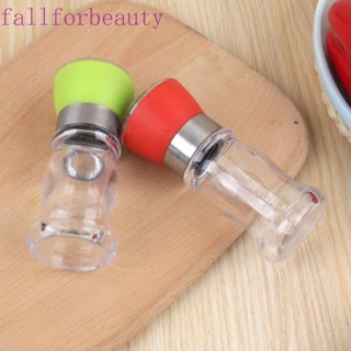 Fallforbeauty เครื่องบดพริกไทย เครื่องปรุงรส อะคริลิค รีฟิล ปรับได้ ธรรมชาติ