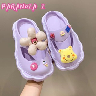 PARANOIA  I   รองเท้าแตะเพิ่มความสูงส้นหนาใหม่ของผู้หญิง - รองเท้าแตะน่ารักทุกคู่