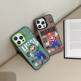 เคสไอโฟน Mario phone case for iphone11 13 black case for iPhone11 12 13 14 Pro max iPhone xr iPhone14promax Camera protection cases iPhone11 green 13Pro 12promax cover