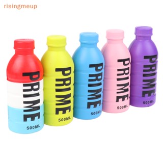 [risingmeup] ของเล่นบีบสกุชชี่ รูปขวดเครื่องดื่ม หนัง PU บรรเทาความเครียด