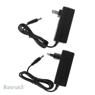 Run อะแดปเตอร์ชาร์จแบตเตอรี่ลิเธียม 12 6V 2A ปลั๊ก EU US