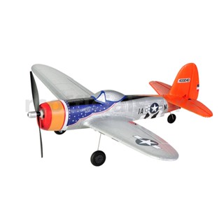 Top RC HOBBY เครื่องบินบังคับวิทยุ P47 2.4G 4CH ขนาดเล็ก 402 มม. สําหรับ Hobbyists and Enthusiasts