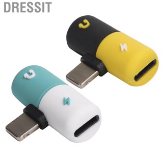 Dressit 2 in 1 Dual Adapter Headphone Jack AUX Audio and  Splitter for IOS Ports