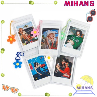 Mih โปสการ์ด PVC แบบใส กันน้ํา กันฝุ่น แบบพกพา 3 นิ้ว สําหรับใส่นามบัตร บัตรรถบัส 5 ชิ้น