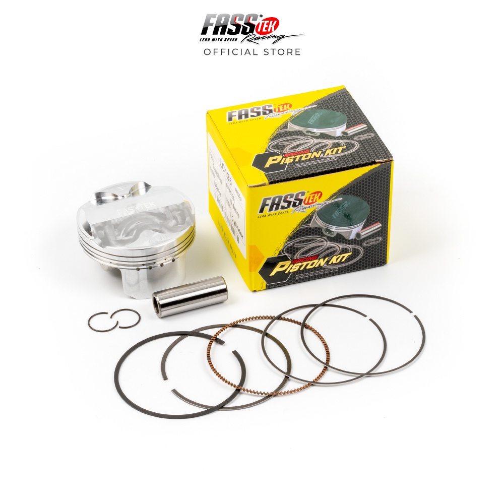 FASSTEK 65MM SUPER-X FORGED PISTON LC135 65MM RACE DOME (OFFSET 0.4MM)