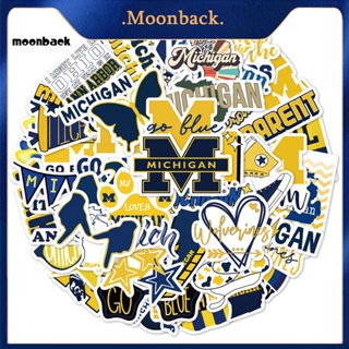 &lt;moonback&gt; สติกเกอร์ ลายกราฟฟิติ เป็นมิตรกับสิ่งแวดล้อม ใช้ซ้ําได้ สําหรับติดตกแต่งขวดน้ํา DIY 50 ชิ้น