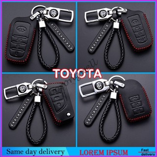 เคสรีโมทกุญแจรถยนต์ แบบหนัง สําหรับ Toyota