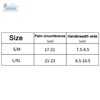 [szsirui] ถุงมือกีฬา ระบายอากาศ สําหรับแข่งรถจักรยาน 1 คู่