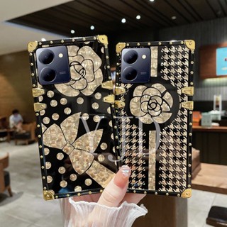 Yjd เคสโทรศัพท์มือถือ กันกระแทก ลายดอกไม้ หลากสี หรูหรา สําหรับ Vivo Y27