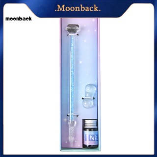 &lt;moonback&gt; ปากกาจุ่ม แบบโปร่งแสง สําหรับตกแต่งงานศิลปะ 1 ชุด