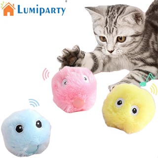 Lumiparty ของเล่นลูกบอล มีเสียง หลากสี สําหรับสัตว์เลี้ยง แมว 3 ชิ้น