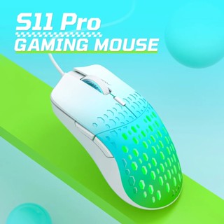 MOUSE AULA S11PRO GREEN/BLUE