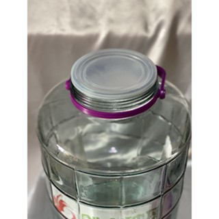 กระบอกน้ำ โหลแก้ว หูหิ้วฝาม่วง ความจุ20ลิตร(20L)