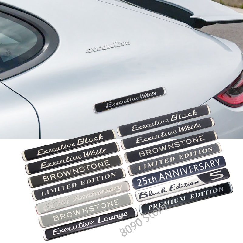 รถด้านหลังสัญลักษณ์สติกเกอร์ Auto Body ด้านข้างตกแต่งป้ายรูปลอกสําหรับ Toyota 25th 60th Anniversary 