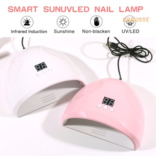 Sj_✿เครื่องเป่าเล็บโคมไฟ LED UV 36W แบบแห้งเร็ว สําหรับทําเล็บ