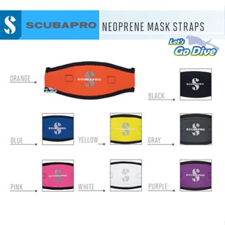 อุปกรณ์เสริมว่ายน้ำ Scubapro - Neoprene Mask Strap Cover- ผ้าเนื้อนุ่ม สีสวย ใส่สบาย