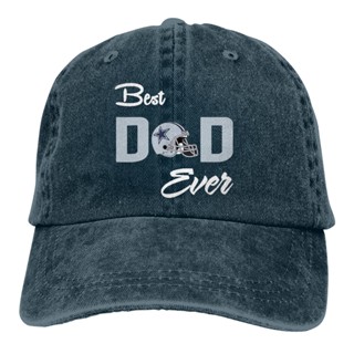 ใหม่ หมวกผ้ายีน ผ้าฝ้าย 100% ลาย Best Dad Ever Dallas Bf สไตล์คาวบอย แฟชั่น สร้างสรรค์ ของขวัญวันเกิด XQ