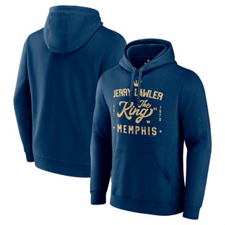 เสื้อฮู้ดดี้ แบบสวมหัว ลาย Jerry Lawler King of Memphis สําหรับผู้ชาย