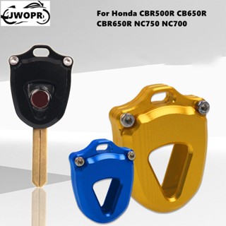 Jwopr ปลอกกุญแจรถจักรยานยนต์ อุปกรณ์เสริม สําหรับ Honda CBR500R CB650R CBR650R NC750 NC700