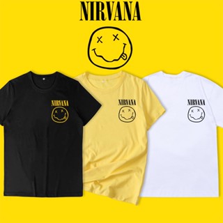 Nirvana เสื้อยืดลําลอง เป็นมิตรกับผิวหนัง แฟชั่นฤดูร้อน สําหรับเด็กผู้ชาย และเด็กผู้หญิง