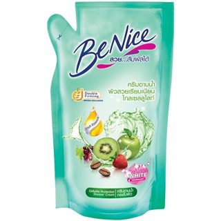 LeeMart ครีมอาบน้ำ บีไนซ์ BeNice 400ML อาบ บีไนท์ ฟรุ๊ตตี้ บีไน้ สูตร บีไนส์ สีเขียว ขนาด 400 มล.