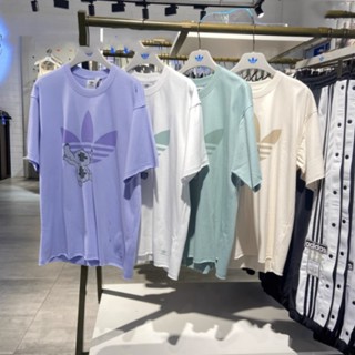 Adidas Originals X Disney เสื้อยืดแขนสั้น พิมพ์ลายโลโก้ สําหรับผู้ชาย และผู้หญิง HT3950 HT3941 HT3951 HT3952