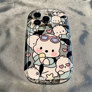 เคสมือถือ แบบนิ่ม ลายการ์ตูนไอศกรีม Pacha Dog กันกระแทก สําหรับ OPPO Reno8T Reno8 Reno7pro reno6 7z Reno5 Reno17 A53 A9 2020 4Z 5G F11 A31 A15 A3S A78 A77