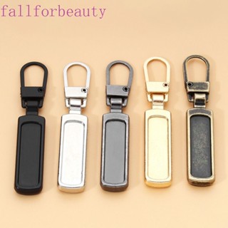 Fallforbeauty แหวนดึงซิป ถอดออกได้ อุปกรณ์เสริม สําหรับเย็บเสื้อแจ็กเก็ต กระเป๋าสตางค์