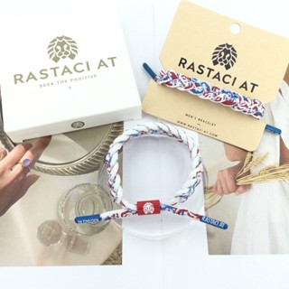 RASTAClAT สร้อยข้อมือผู้ชายหมึกสีแดงสีขาวสีฟ้าพร้อมกล่องของขวัญพรีเมี่ยมรูปแบบการออกแบบพิเศษรูปแบบหมึกสร้อยข้อมือผู้ชายสร้อยข้อมือทอผู้หญิงสี่รูปแบบสีที่มีอยู่