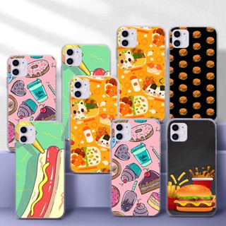 เคสโทรศัพท์มือถือแบบนิ่ม TPU ใส ลายอาหารฟาสต์ฟู้ด 57WES สําหรับ Redmi 6 6A 7 7A 8 8A 9 9A 9C 9T