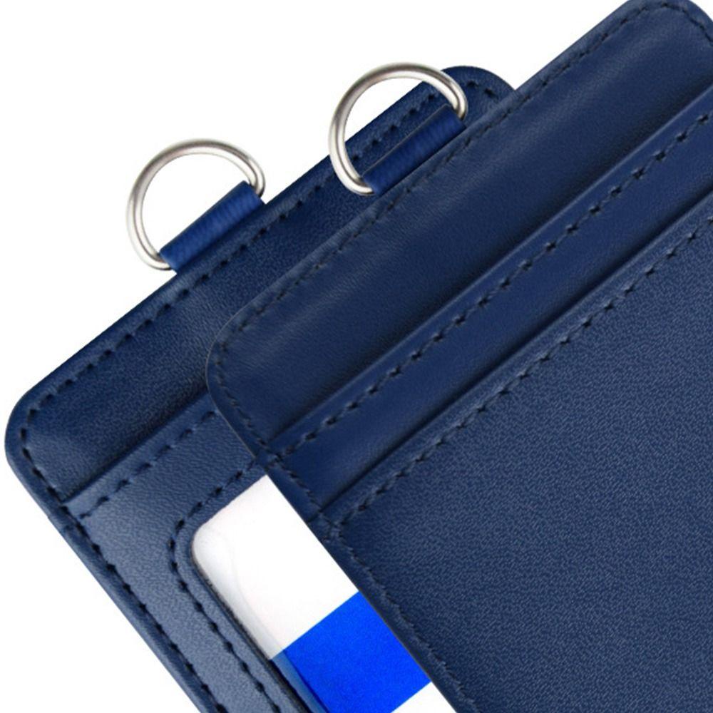 Uumir ID Lanyard ชื่อแท็กหนังแท้อุปกรณ์สํานักงานขายร้อน Key Chain - รูปที่ 3