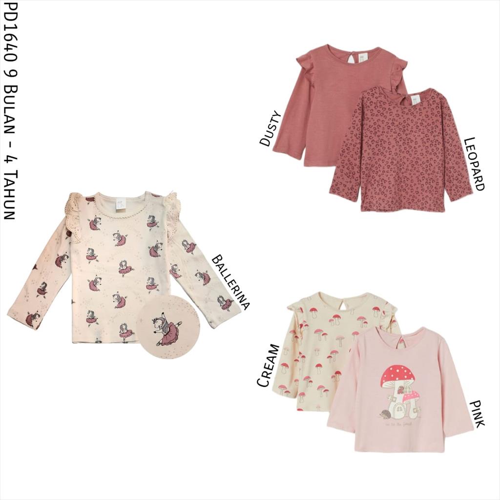 PD1640 Hm Teelong Lace Baby Girls Ballerina Unicorn