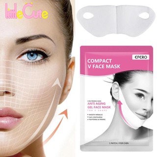 [Beauty][efero] หน้ากาก V-face สองหู ขนาดเล็ก กระชับสัดส่วนคาง หน้ากาก V-line หน้ากากใบหน้า / 3D บาง V-face มาสก์หน้า