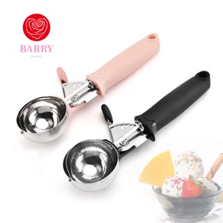 BARRY Cookie Ice Cream Spoon Dough Fruit Platter Tools Ball Digger Scoop Watermelon Kitchen Stainless Steel Meatball Salad Fruit Ball Spoon/Multicolor