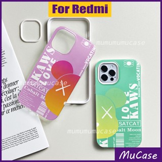 3 IN 1 เคสโทรศัพท์มือถือแบบใส สีมาการอง สําหรับ Xiaomi Redmi Note 9 9A 9i 9C 9T 10 8 10S 11 11S Pro Max 4G 5G