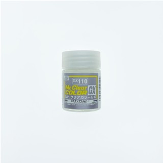 Mr.HOBBY GX110 MR.CLEAR COLOR GX CLEAR SILVER (METALLIC, 18ml)