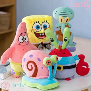 พวงกุญแจ จี้ตุ๊กตาการ์ตูน Spongebob Kawaii แบบนิ่ม สําหรับตกแต่งกระเป๋าเดินทาง