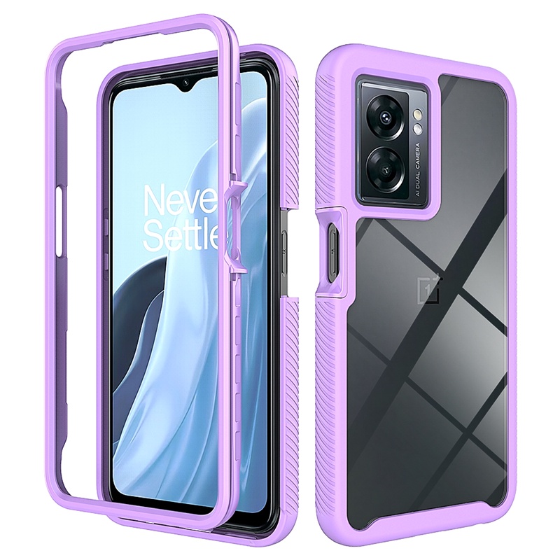 2in1 เคสป้องกันโทรศัพท์มือถือ แบบใส กันกระแทก 360 องศา สําหรับ OPPO A57 A57s A77 A95 A94 A74 A93 4G 5G ราคา ถูกที่สุด ดีลบีเคเค แกลเลอรีภาพที่ 8