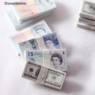 &lt;Donotletme&gt; ธนบัตรจิ๋ว 1:12 สําหรับตกแต่งบ้านตุ๊กตา 10 ช่อ