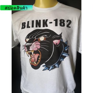 TOP CTเสื้อวงนำเข้า Blink-182 Black Panther Green Day Bad Religion Nofx Rancid Skate Punk Rock Style Vintage T-Shirt